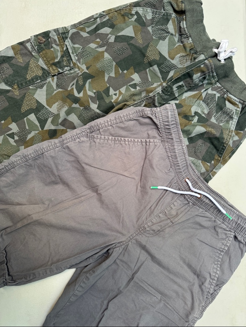 Cat & Jack Boys Camouflage and Gray Casual Bottoms for kids